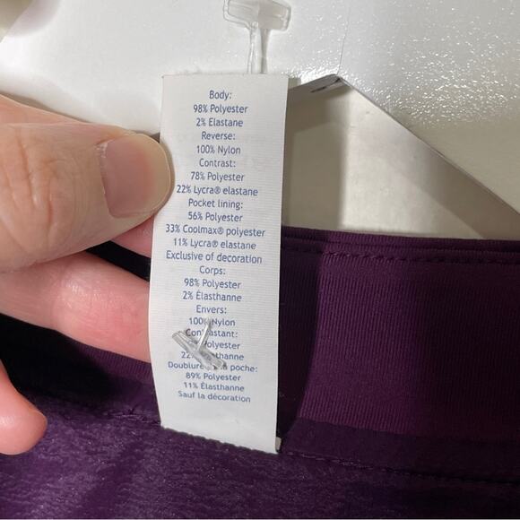 IVIVVA BY LULULEMON Wherever You Go Reversible Bomber Jacket Plum Size 14 - Picture 7 of 12